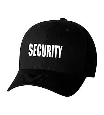 Topi Security Bordir Logo dan Nama Custom